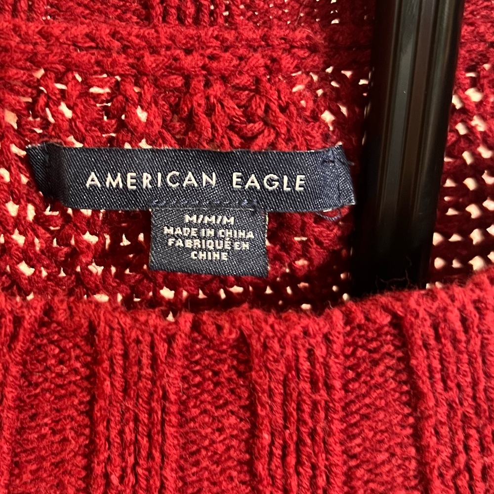 American Eagle Outfitters Chunky Knit Striped Crewneck Sweater! Size Medium. - Picture 5 of 11